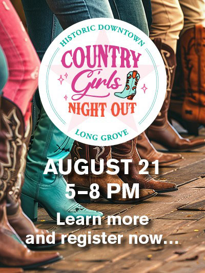 Country Girls Night Out in Historic Downtown Long Grove 